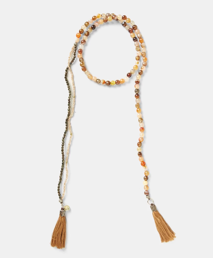 Momoni Women's Noel Multicolor Beaded Necklace - Elegant Festive Jewelry