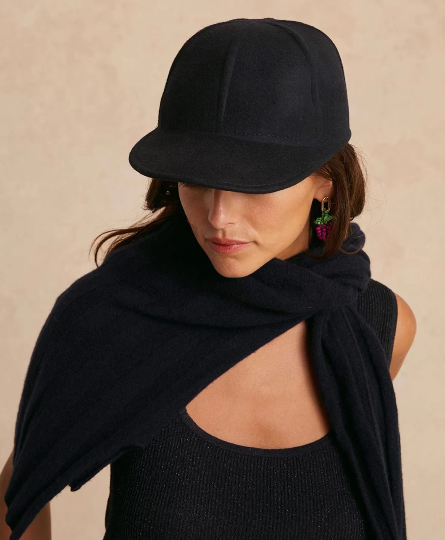 Momoni Women's Wool Daniel Hat in Night Blue - Soft Winter Beanie for Women