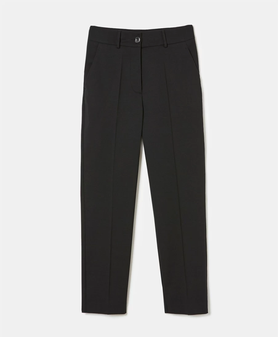 Momoni Women's Lyon Stretch Cool Wool Pants - Black