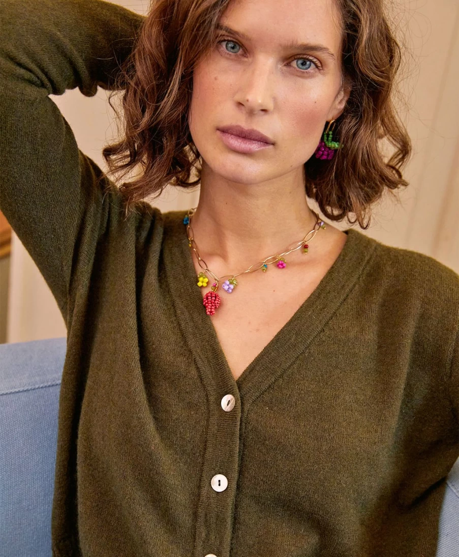 Momoni Women's Gerald Multicolor Necklace - Handmade Bohemian Beaded Jewelry