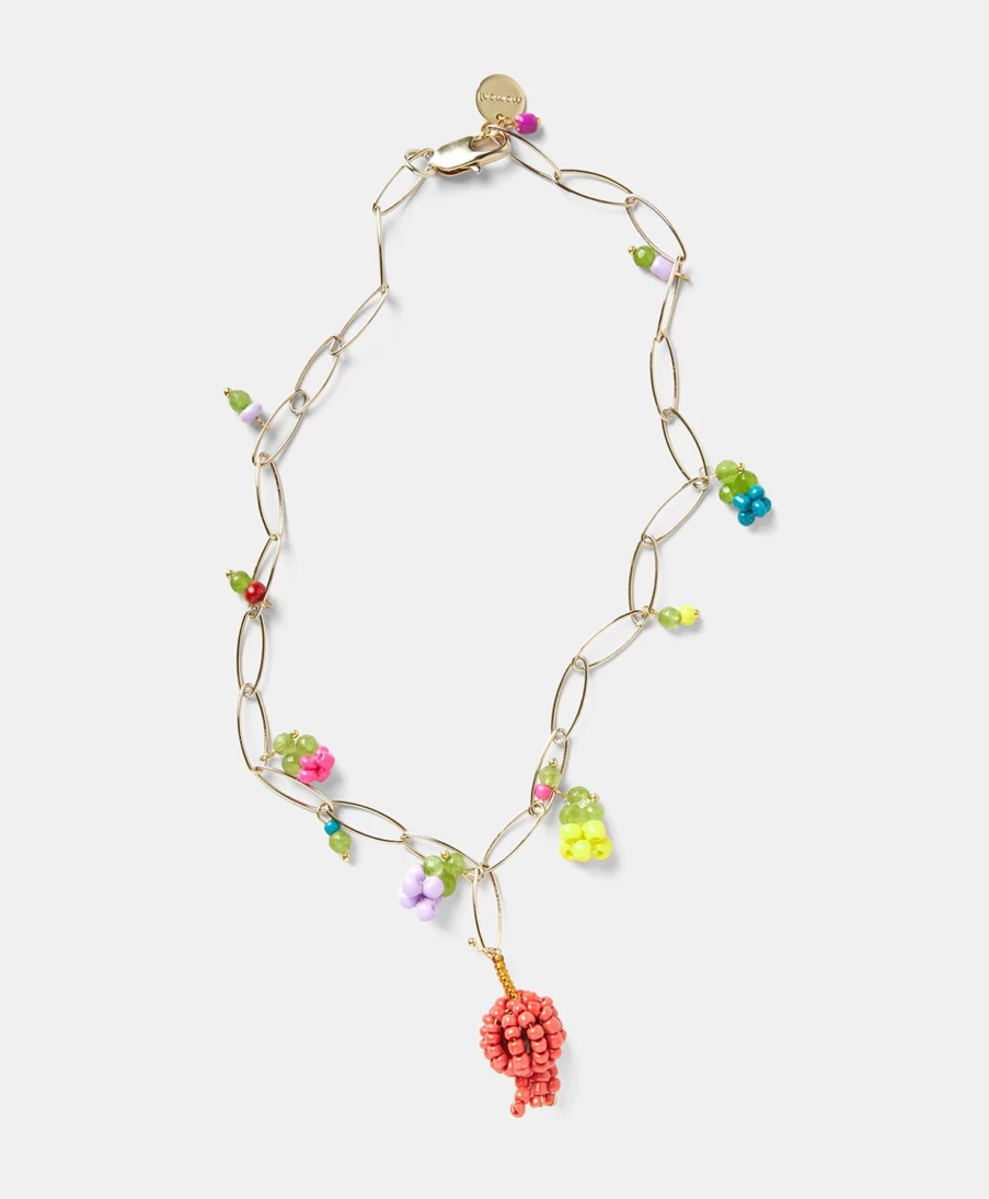 Momoni Women's Gerald Multicolor Necklace - Handmade Bohemian Beaded Jewelry