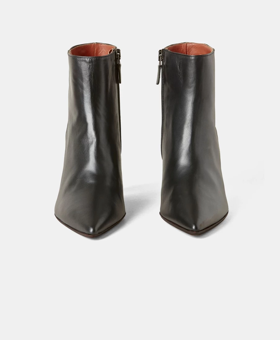 Momoni Women's Aurelien Black Leather Boots