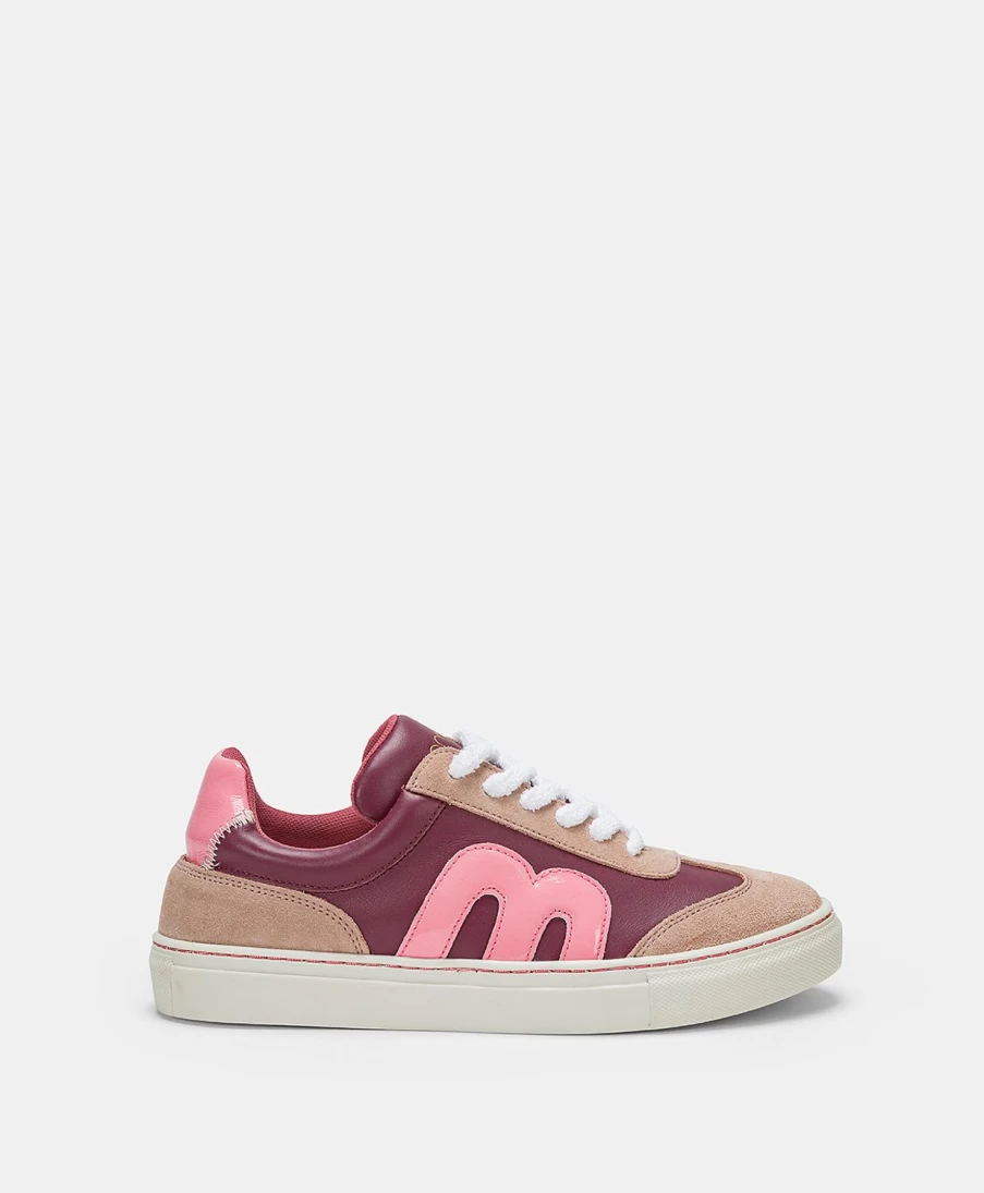 Momoni Women's Venezia Multicolor Bordeaux Sneakers