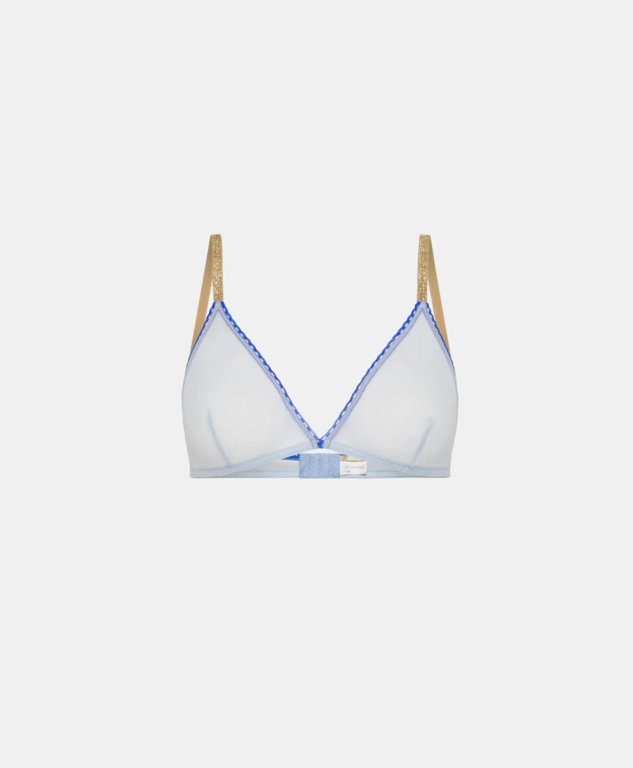 Momoni Women's Amethyst Tulle Bra - Cloud Lace Bralette for Comfort and Style