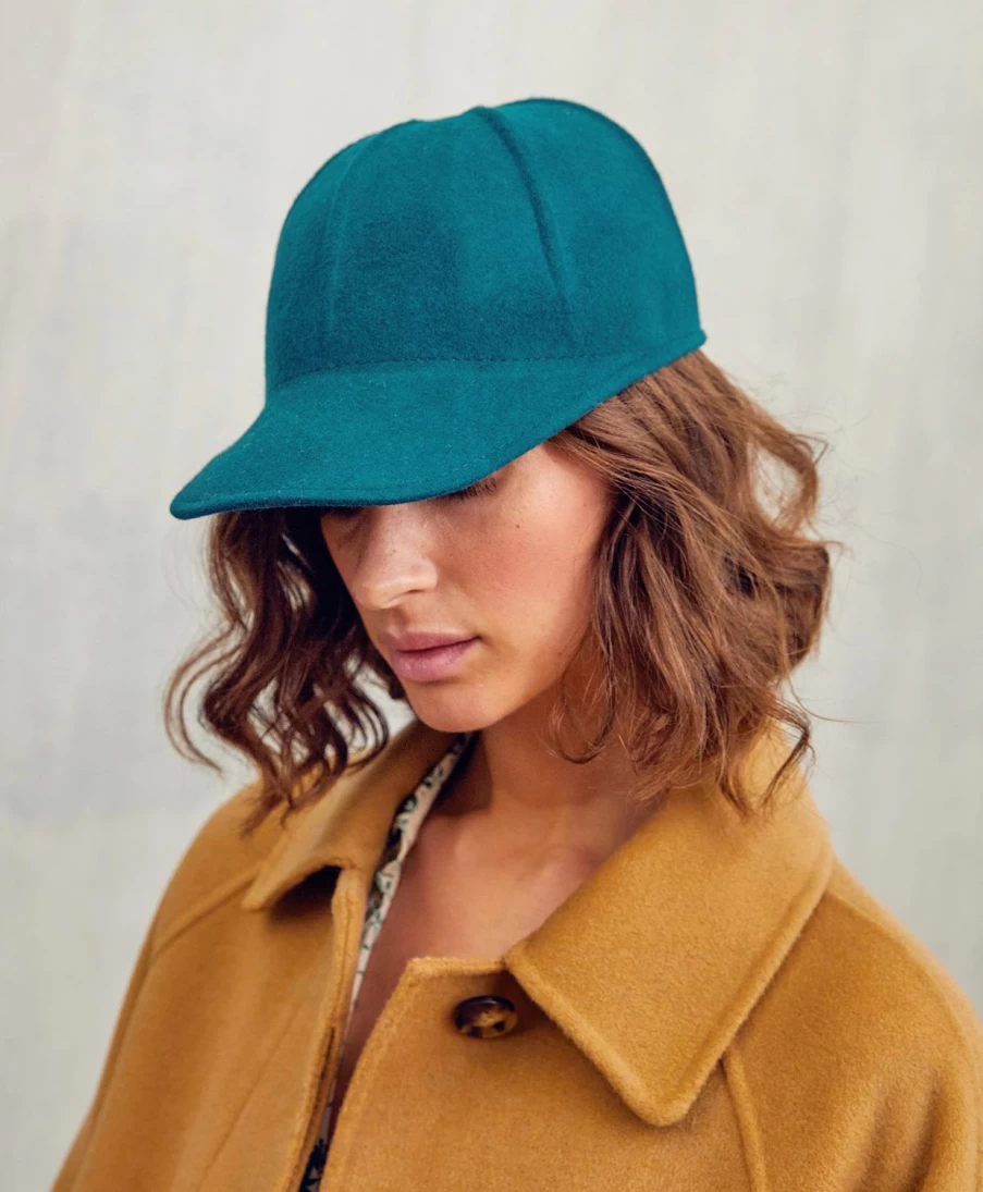 Momoni Women's Dark Green Wool Daniel Hat - Soft Winter Beanie