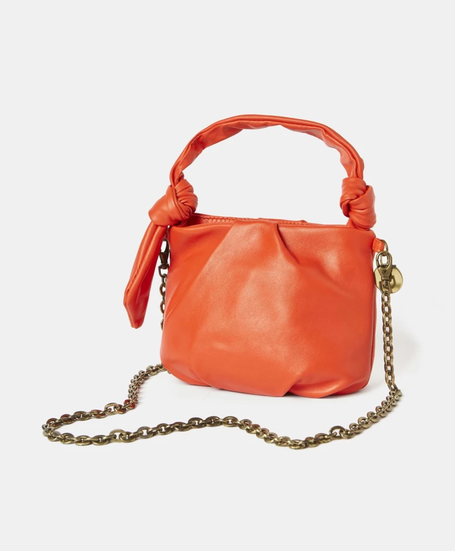 Momoni Women's Coral Nappa Leather Petit Madeleine Bag - Elegant Handbag for Women