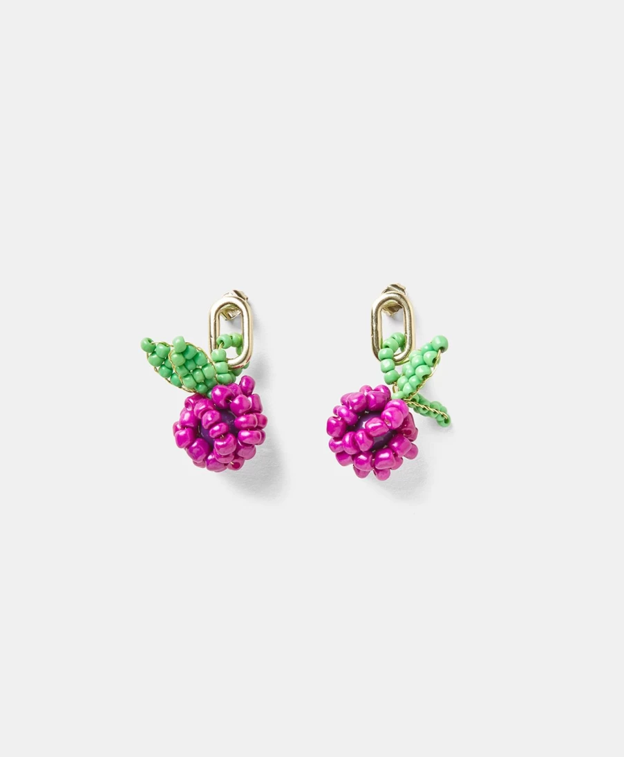 Momoni Women's Aymon Multicolor Handmade Earrings - Unique Boho Chic Design