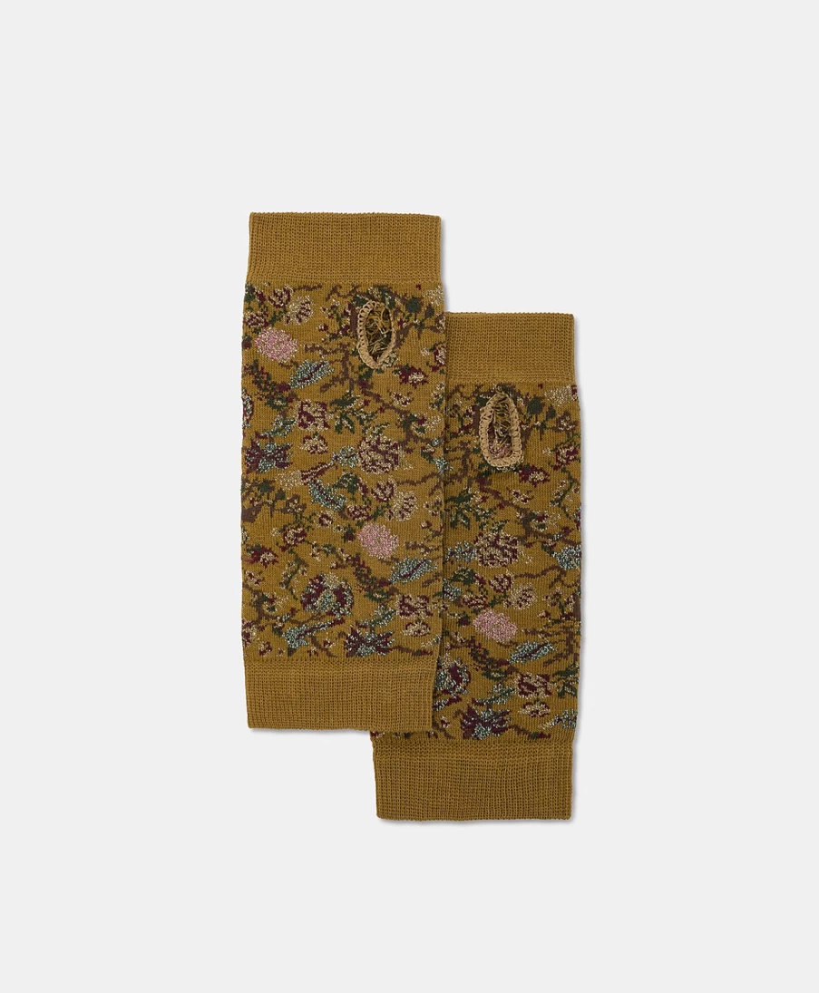 Momoni Women's Augustine Jacquard Gloves - Multicolor Oil Design Fashionable Winter Accessories