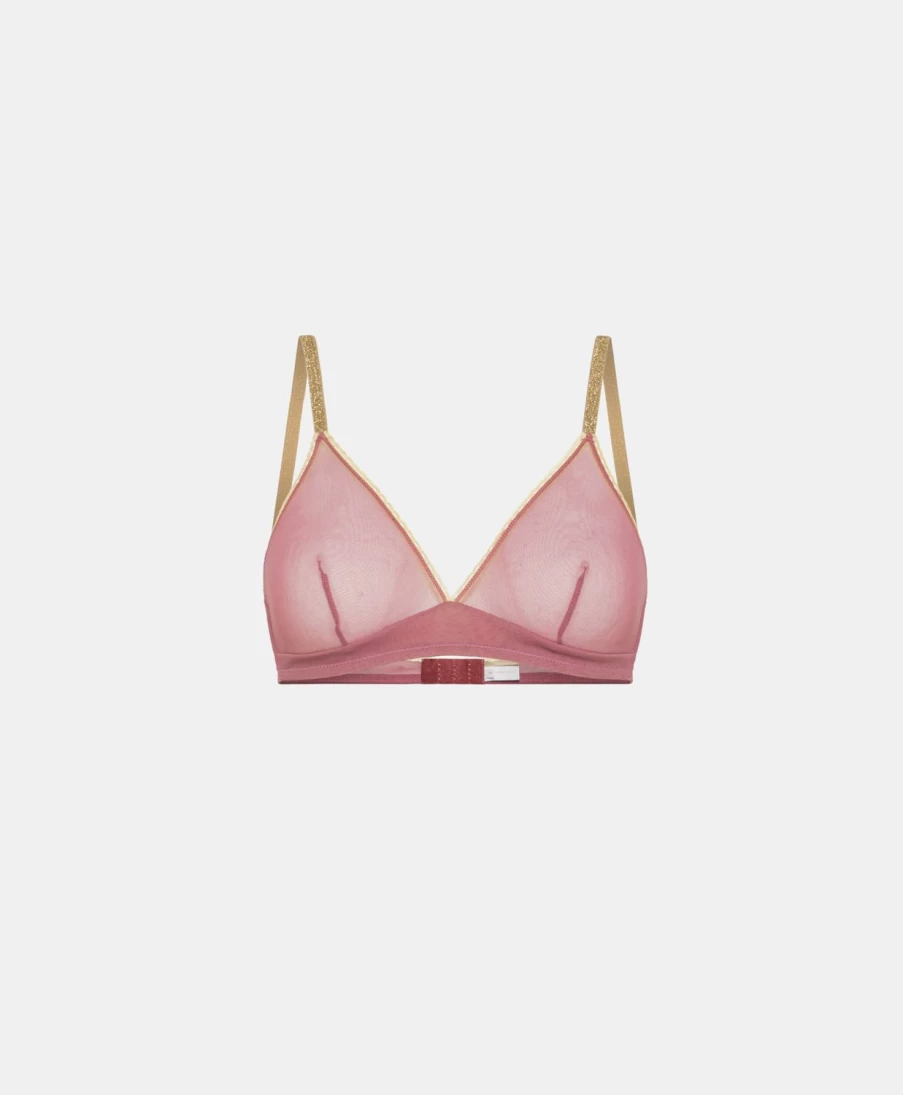 Momoni Women's Tutu Bra in Tulle - Antique Pink Lingerie