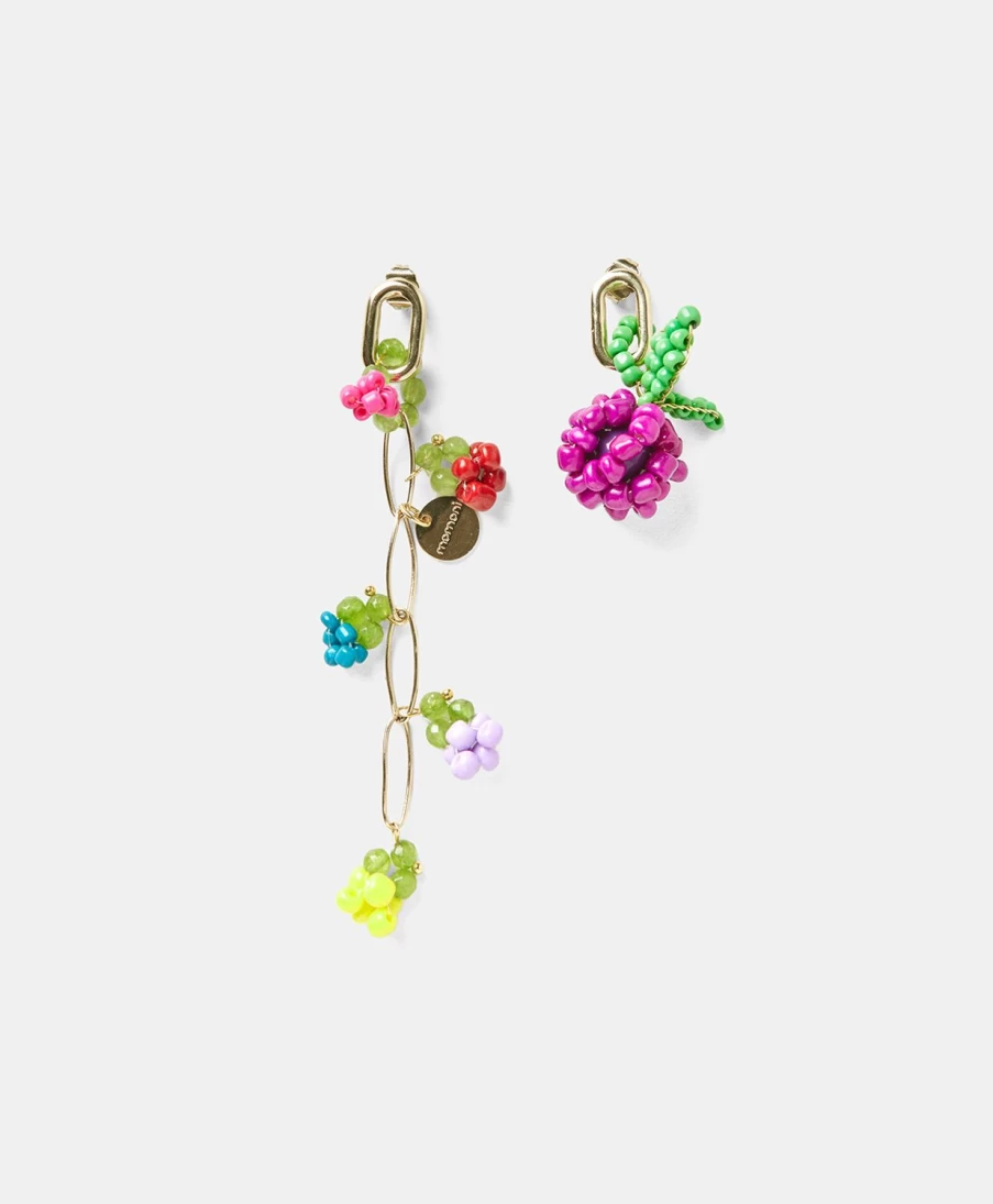 Momoni Women's Aubin Multicolor Stud Earrings - Vibrant Handmade Jewelry Gift